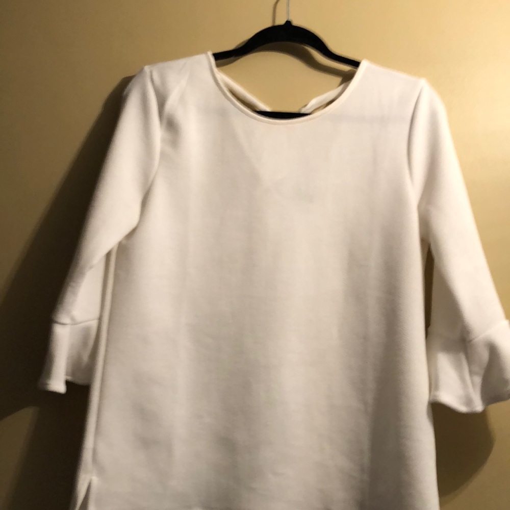 White dress top